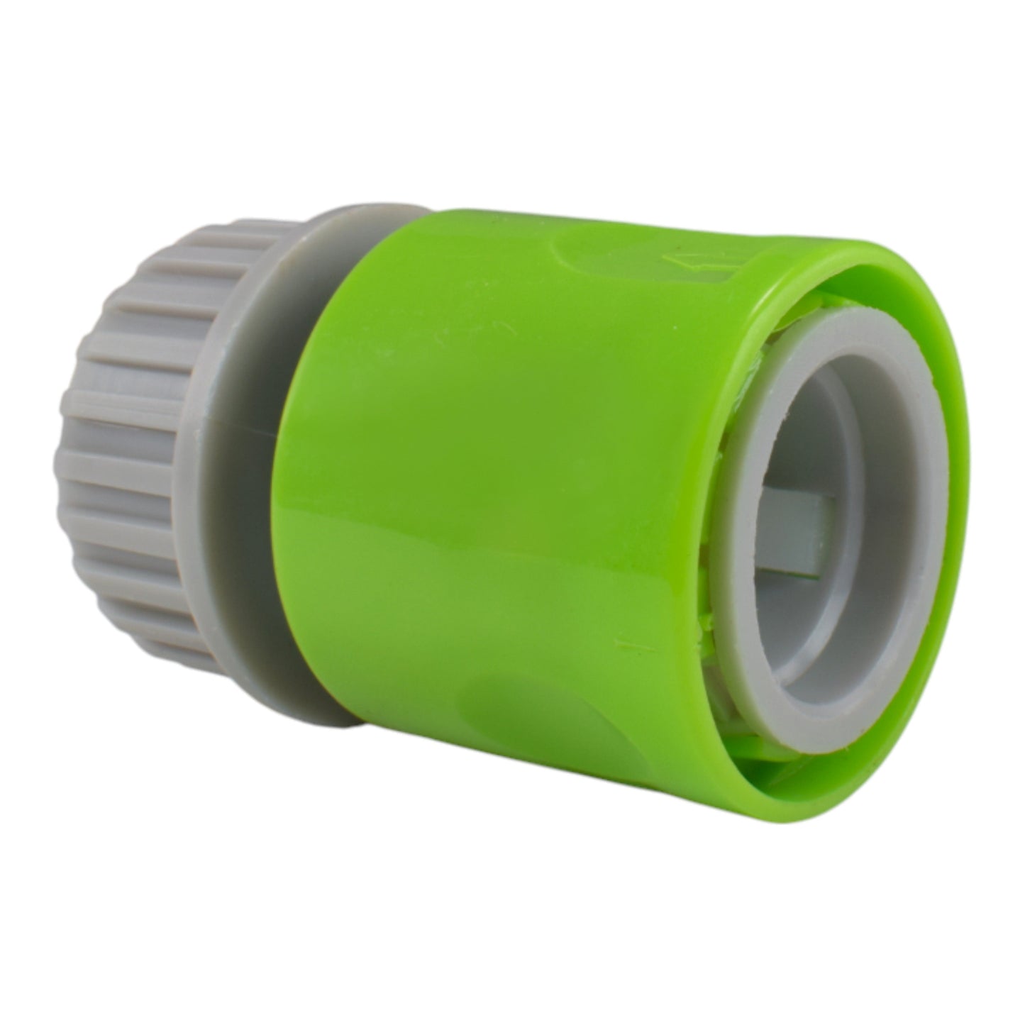 Male & Female Threaded Hose Quick Connector Set with Valve (Lime)