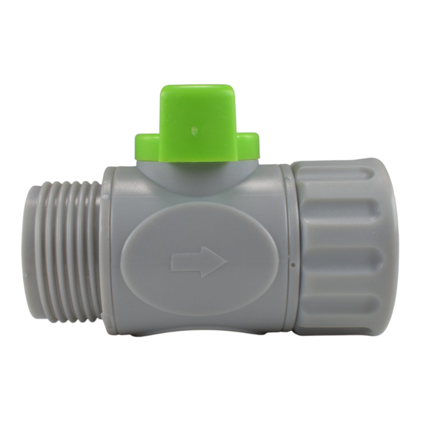 Male & Female Threaded Hose Quick Connector Set with Valve (Lime)