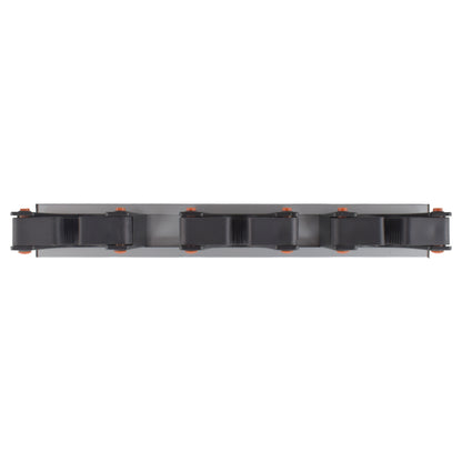 Wall Mount Tool Holder Rail - Gripper Design (3 Handles)