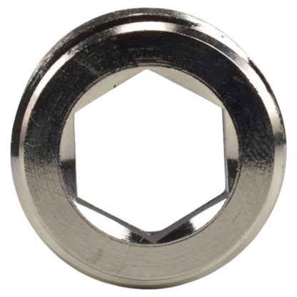 Thread Conversion Cap 3/4" BSPM - 1/2" BSPF, Nickel Plated