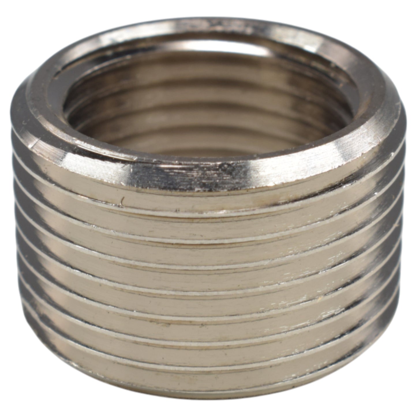 Thread Conversion Cap 3/4" BSPM - 1/2" BSPF, Nickel Plated