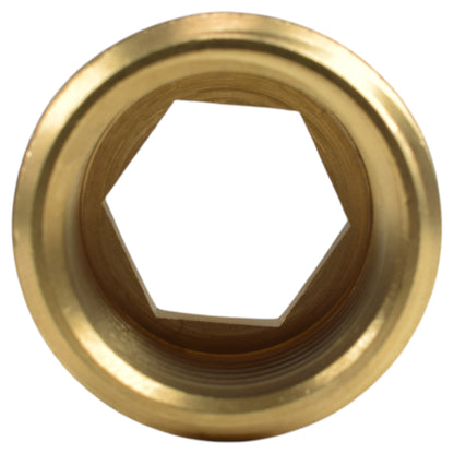 Thread Conversion Cap 3/4" BSPM - 1/2" BSPF, Brass