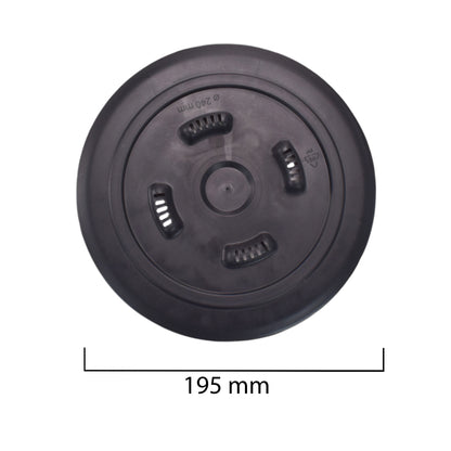 Mira Bowl Pot, Insert and Hole with Plug 300mm White