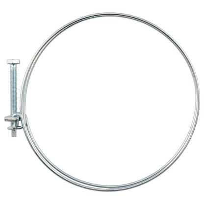 Double Wire Hose Clamp Galvanised 138mm-145mm