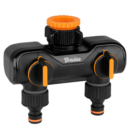 Two Way Splitter with 25mm MDPE Straight Inlet and Outlet