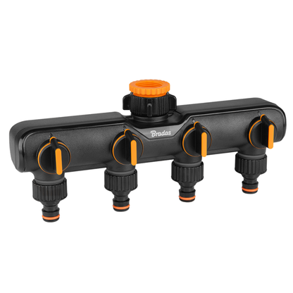32mm MDPE 4-Way Manifold Straight Inlet/Outlets