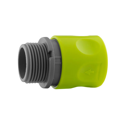 Female Hose Connector with 3/4" BSPM Thread Lime