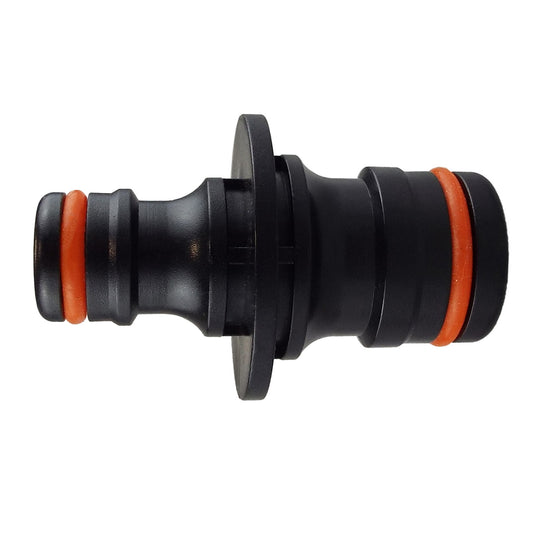 Two Way Adaptor Max Flo to Standard Snap-On Male Black/Orange