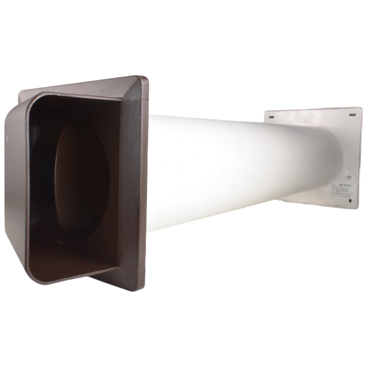 Through Wall Ventilation Kit – STYL Fan with Timer/Humidistat and Brown External Vent