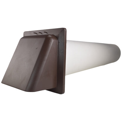 Through Wall Ventilation Kit – STYL Fan with Timer/Humidistat and Brown External Vent