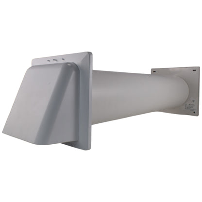 Through Wall Ventilation Kit - STYL Fan with Timer and White External Vent