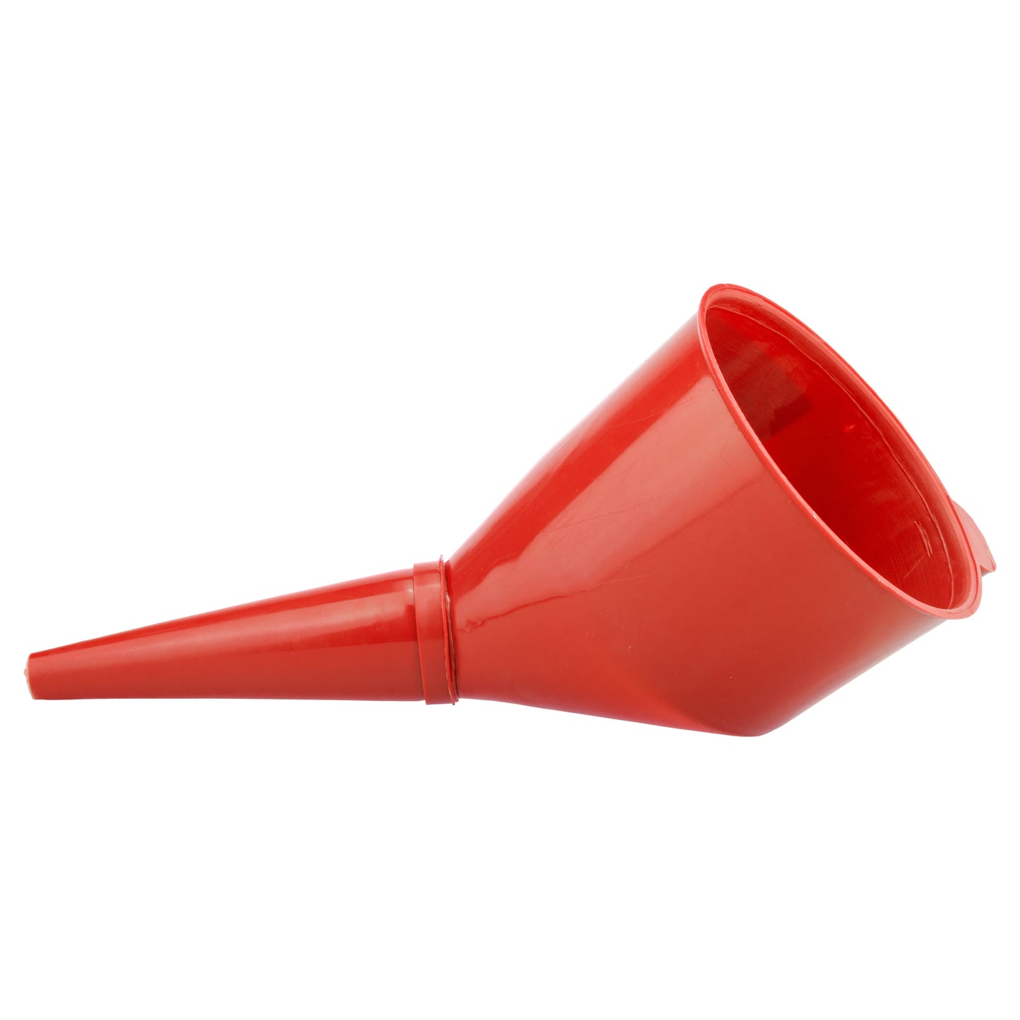 Angled Car Fuel Funnels with Filter (Grey & Red)