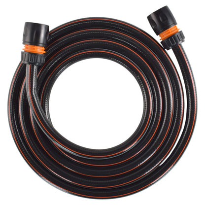 Garden Hose Carbon Plus with Black Orange Hose Connector Set