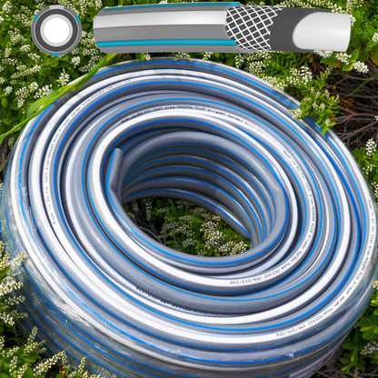 Garden Hose Set Gray (Black Connectors)
