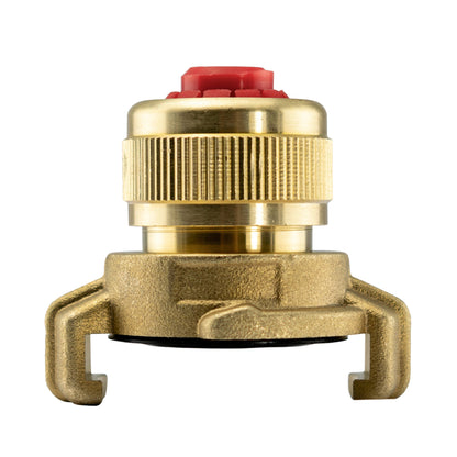 Geka Type Brass Claw Set – 25mm Barb and 1/2” Hose Connector