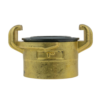 Wall Flange Kit 25mm MDPE + Brass Bib Tap with Geka Claw Outlet