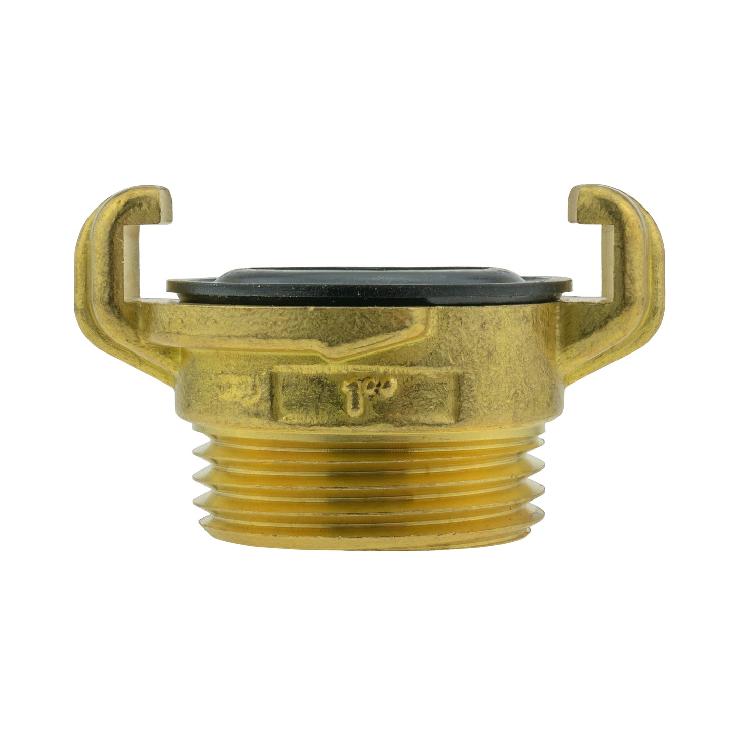 Butterfly Bib Valve 1" BSPF with Brass 25mm Barb and Geka Type Outlet