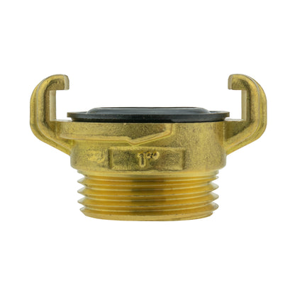 Butterfly Bib Valve 1" BSPF with Brass 32mm Barb and Geka Type Outlet
