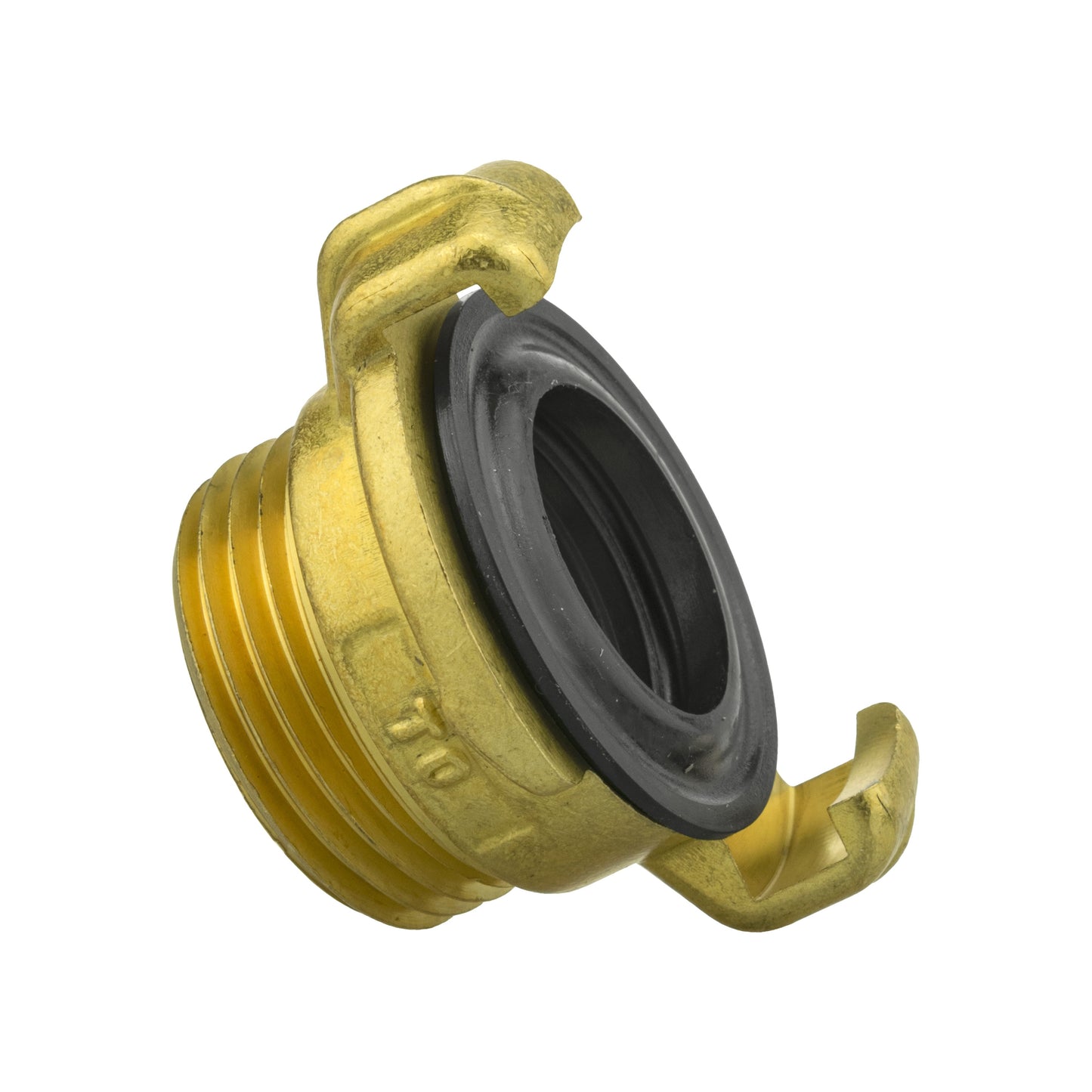 Butterfly Bib Valve 1" BSPF with Brass 32mm Barb and Geka Type Outlet