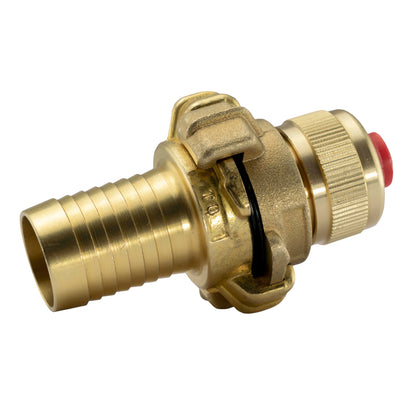 Geka Type Brass Claw Set – 25mm Barb and 1/2” Hose Connector