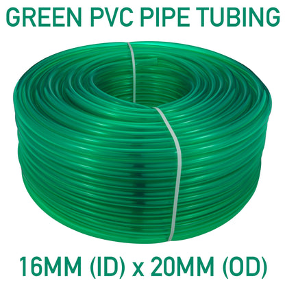 Green Semi-Transparent PVC Pipe 16mm*20mm