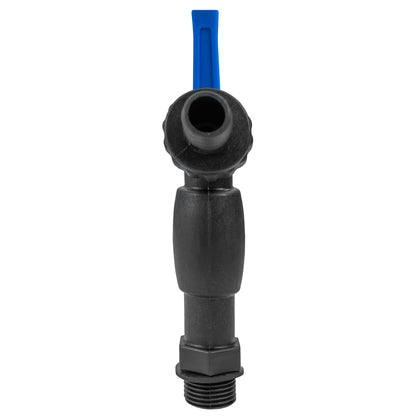 Wall Flange Kit 20mm MDPE with Nylon ½” Barb Tap and Quick Connect Outlet