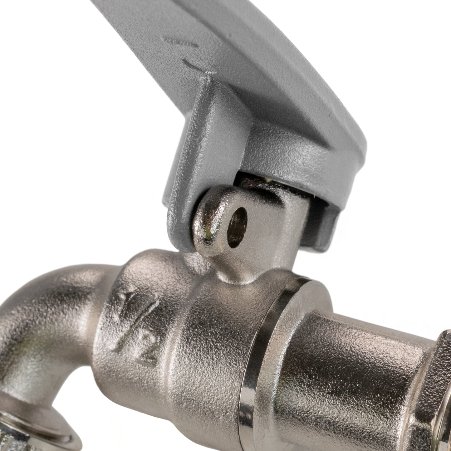 Water Butt Kit 1/2" with Lever Tap Hose Barb and Side Lock and Drill Bit