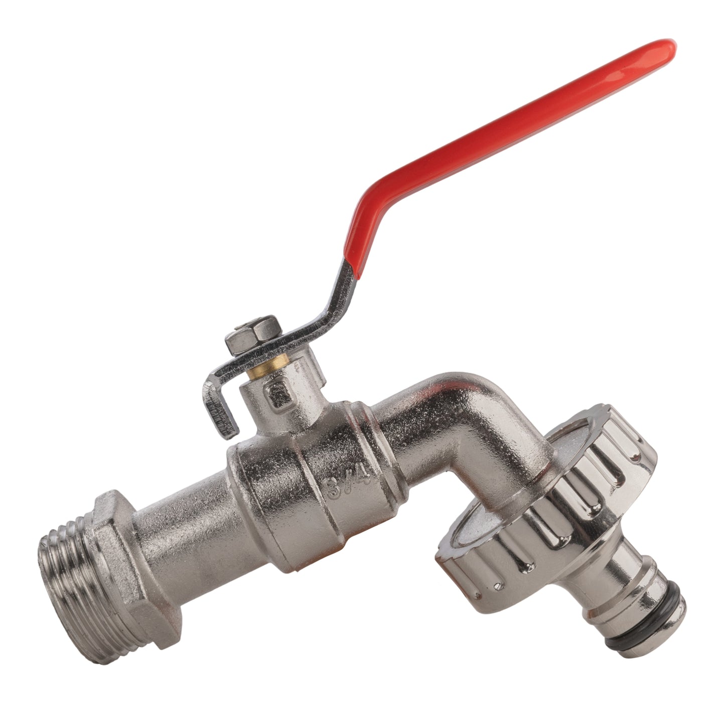 Wall Flange Kit 32mm MDPE + Quick Connect Lever Tap