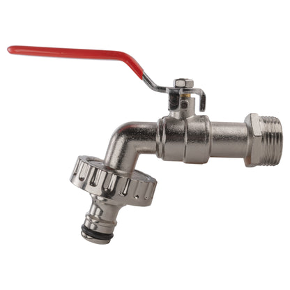 Wall Flange Kit 25mm MDPE + Quick Connect Lever Tap