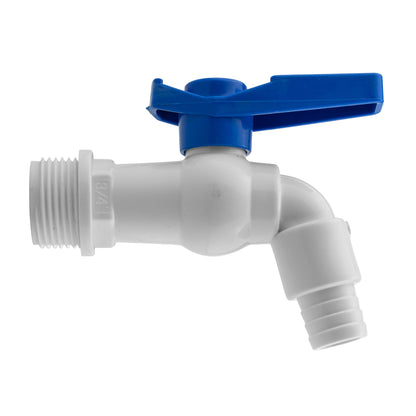 Water Butt Kit 3/4" with White PVC Tap