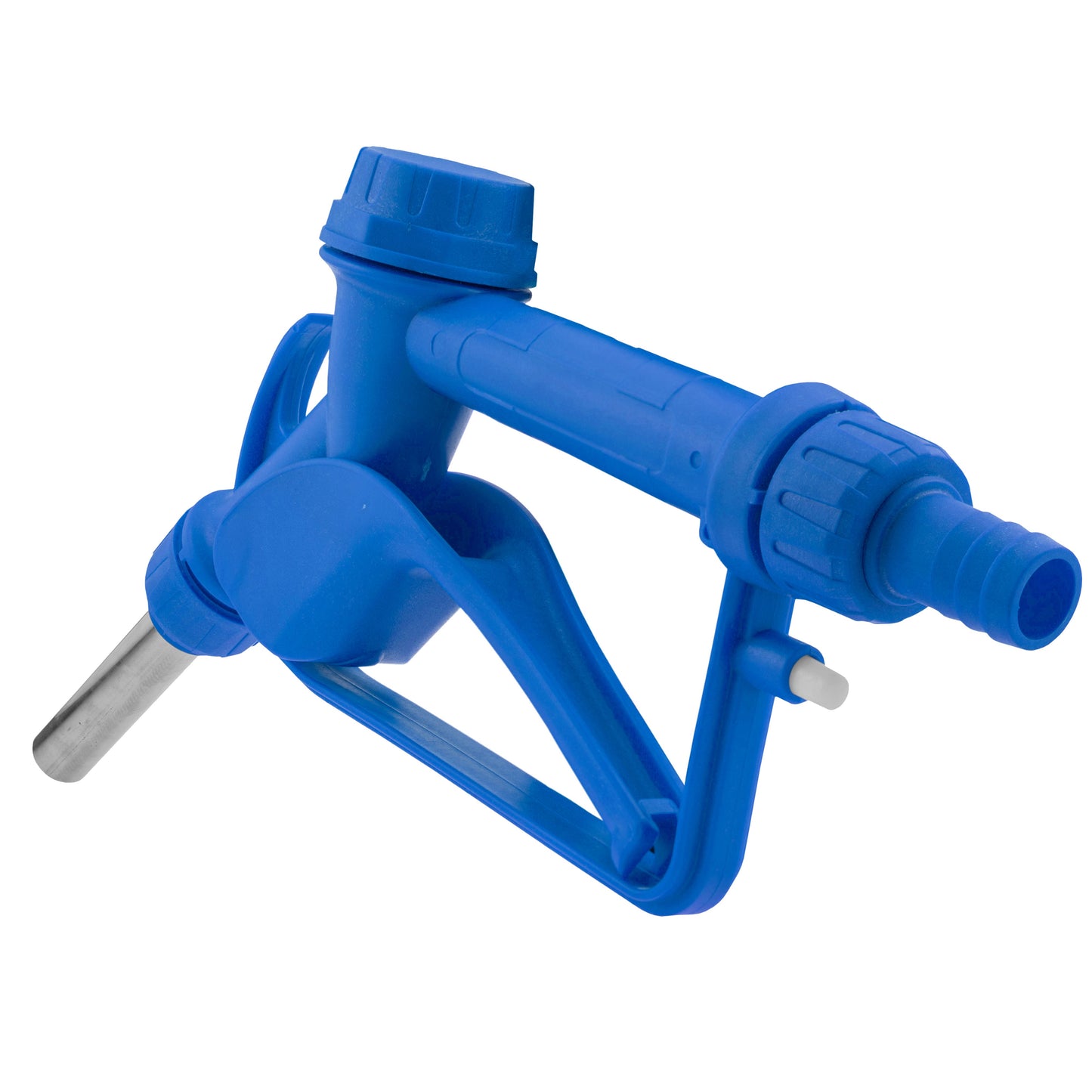 Fuel Gun Blue 3/4" Barb Inlet - Metal Outlet