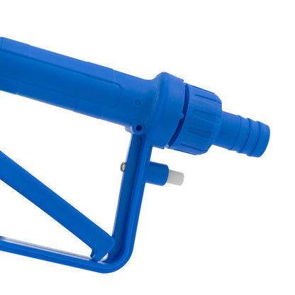 Fuel Gun Blue 3/4" Barb Inlet - Metal Outlet