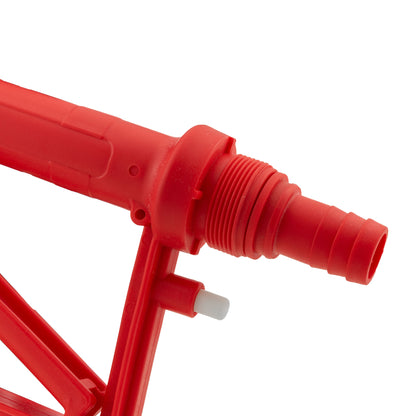 Fuel Gun Red 3/4" Barb Inlet - Metal Outlet