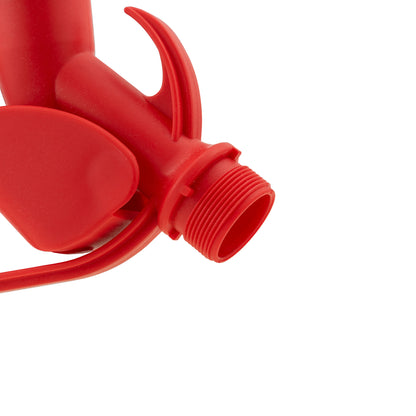 Fuel Gun Red 3/4" Barb Inlet - Metal Outlet