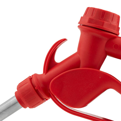 Fuel Gun Red 3/4" Barb Inlet - Metal Outlet