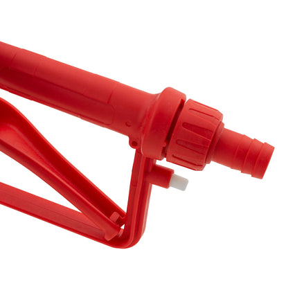Fuel Gun Red 3/4" Barb Inlet - Metal Outlet