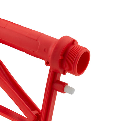 Fuel Gun Red 3/4" Barb Inlet - Metal Outlet