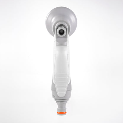 Hose Gun Water Sprayer Multi Pattern Adjustable, Gray/White