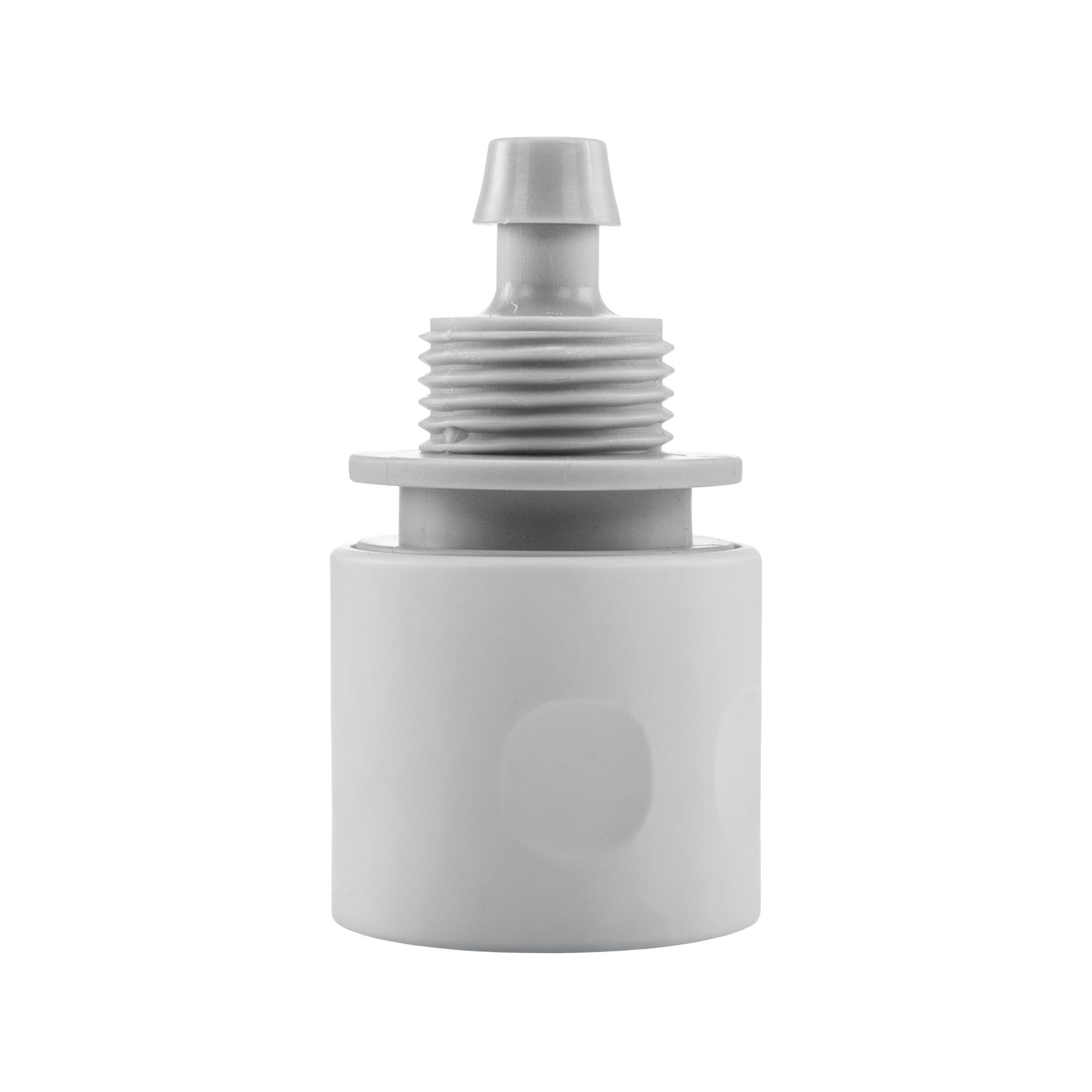 10mm Female Hose Connector, White/Grey