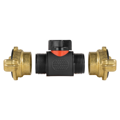In-Line BSPM Valve with 2 x Geka Type Connectors