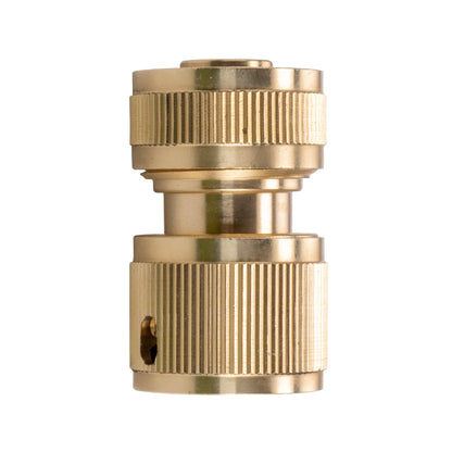 Two Way Tap Splitter Brass 3/4" BSP with 3x Quick Connect 1/2" Hose Connectors