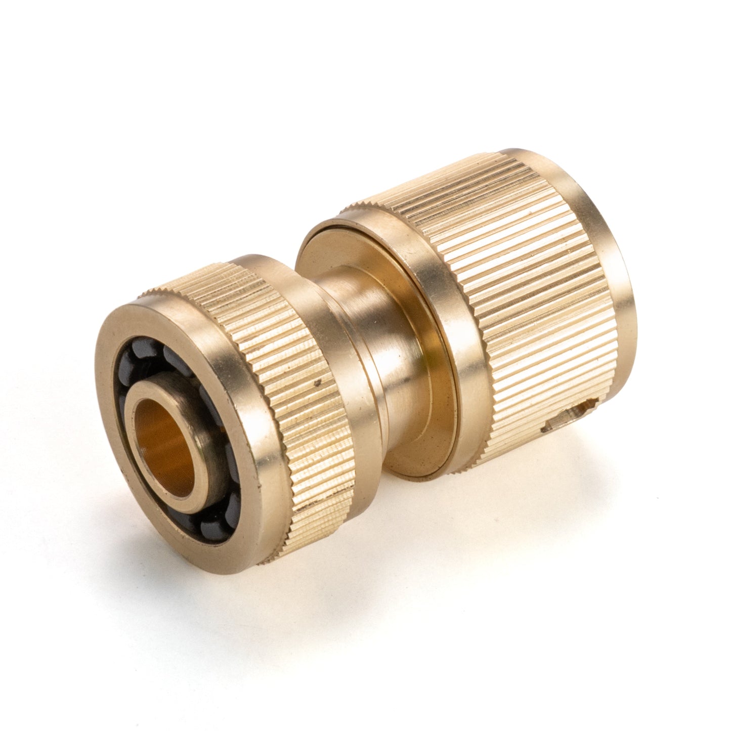 Two Way Tap Splitter Brass 3/4" BSP with 3x Quick Connect 1/2" Hose Connectors