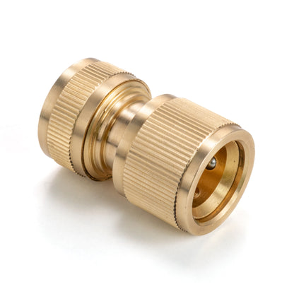 Two Way Tap Splitter Brass 3/4" BSP with 3x Quick Connect 1/2" Hose Connectors
