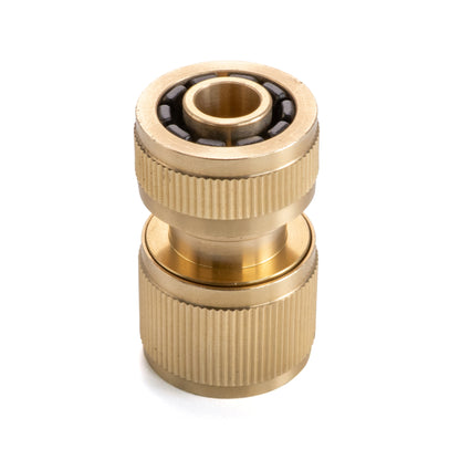 Two Way Tap Splitter Brass 3/4" BSP with 3x Quick Connect 1/2" Hose Connectors