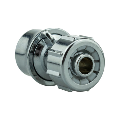 20mm MDPE Straight with BSPF-Quick Connect Valve & Hose Connector Zinc