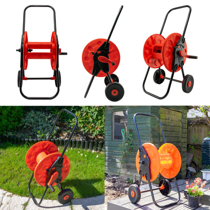 Hose Cart with Wheels for 60m 1/2" Garden Hose CW