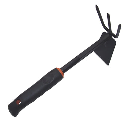 Digger-Hoe Garden Tool with Multifunction Kneeler Mat, Green