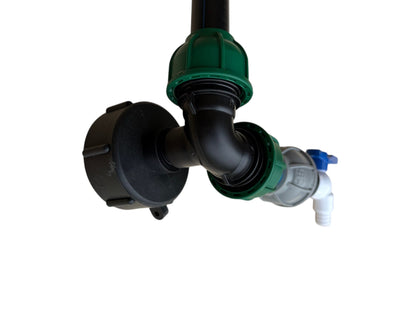 IBC 25cm Riser Tap Connection Kit with Side Tap