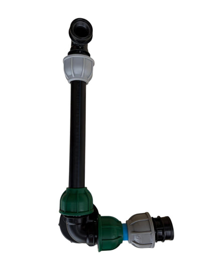 IBC 25cm Riser Tap Connection Kit with Side Tap