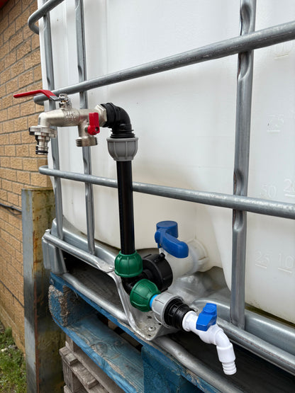 IBC 25cm Riser Tap Connection Kit with Side Tap